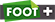 Foot + logo